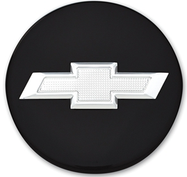 Centro de rin negor con plata. Logo Chevrolet (VWD)